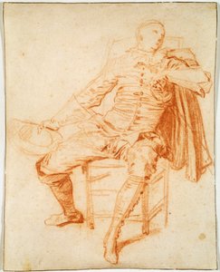 Acteur de la Comédie Italienne Crispin - Jean Antoine Watteau