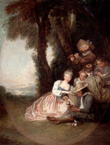Concert champêtre, 1715 - Jean Antoine Watteau