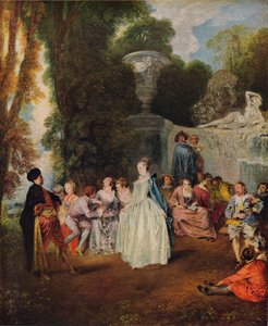 Fêtes Vénitiennes, 1718-1719 - Jean Antoine Watteau
