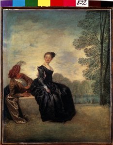 La boudeuse - Jean Antoine Watteau