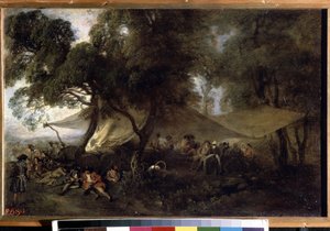Le répit de la guerre - Jean Antoine Watteau