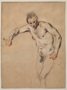 Satyre versant du vin, 1717 - Jean Antoine Watteau