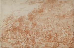 Tempête en mer, 18ème siècle - Jean Antoine Watteau