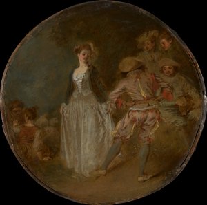La danse campagnarde - Jean Antoine Watteau