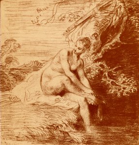 Le bain de Diane - Jean Antoine Watteau
