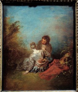 Le faux pas - Jean Antoine Watteau