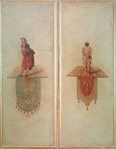 Pantalon (à gauche) et Arlequin (à droite) - Jean Antoine Watteau