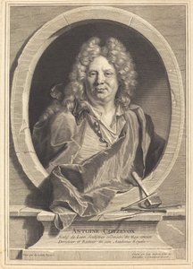 Antoine Coyzevox - Jean Audran after Hyacinthe Rigaud