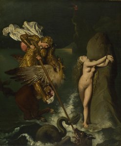Angélique sauvée par Ruggiero - Jean Auguste Dominique Ingres