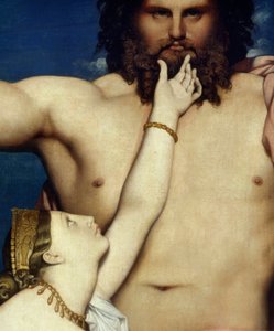 Détail de « Jupiter et Thétis » - Jean Auguste Dominique Ingres
