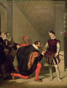 Don Pedro de Toledo (1484-1553) embrassant l