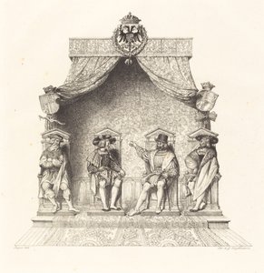 Quatre magistrats de Besançon - Jean Auguste Dominique Ingres