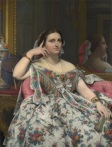 Madame Moitessier. 1856 - Jean Auguste Dominique Ingres