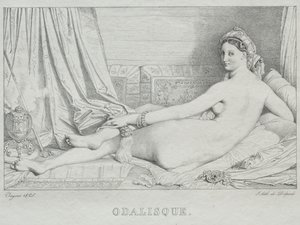 Odalisque - Jean Auguste Dominique Ingres