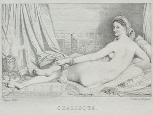 Odalisque, 1825 - Jean Auguste Dominique Ingres