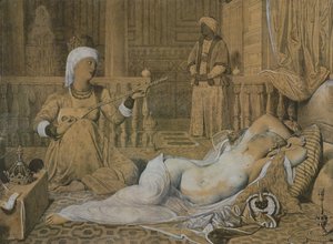 Odalisque avec un esclave, 1858 - Jean Auguste Dominique Ingres