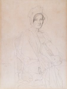 Portrait de Marie Marcoz, plus tard vicomtesse de Senonnes, 1813 - Jean Auguste Dominique Ingres