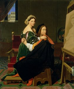 Raphaël et la Fornarina, 1814 - Jean Auguste Dominique Ingres