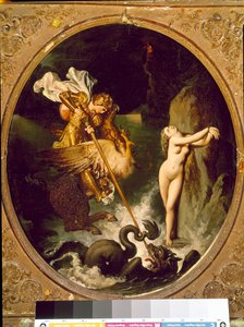 Roger délivrant Angélique - Jean Auguste Dominique Ingres