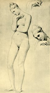Études pour la figure de Stratonice, vers 1834-1840, 1943 - Jean Auguste Dominique Ingres