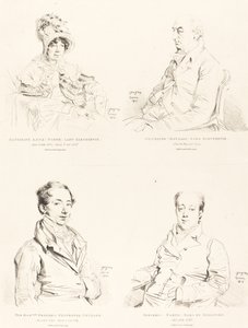 Sylvester (Douglas) Lord Glenbervie; Katherine Anne (North) Glenbervie; Frederic (North) Earl of Guilford; Frederic Sylvester Douglas - Jean Auguste Dominique Ingres