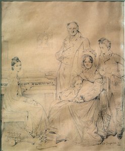 La famille Stamaty - Jean Auguste Dominique Ingres