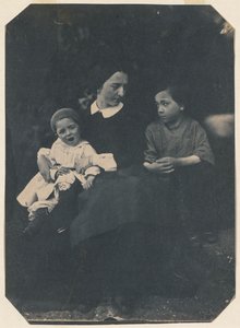 Mère avec deux enfants, vers 1855 - Jean Baptist Frénet