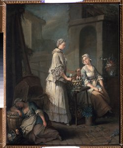 La marchande de fleurs - Jean Baptiste Charpentier