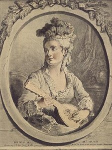 Madame Huet, gravure par Gilles Demarteau - Jean Baptiste (after) Huet