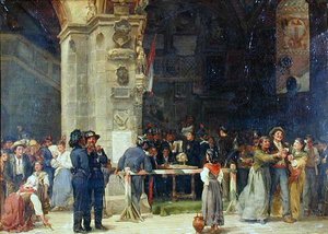 Tirage au sort pour le service militaire, Italie moderne