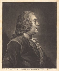 Ph. Cl. A. de Thubières, Comte de Caylus - Jean Baptiste André Gautier Dagoty