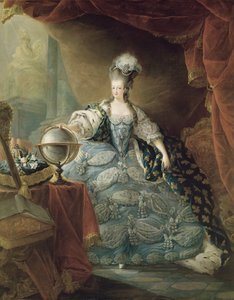 Portrait de Marie-Antoinette (1755-93) Reine de France, 1775