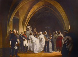 Le président républicain-prince Louis Napoléon (1808-1873) libère Abd el-Kader, château d