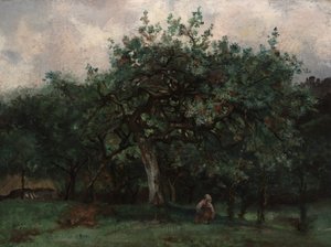 Paysage avec Petite Fille