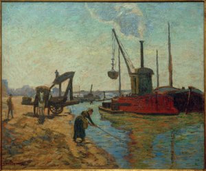 Travaux sur le Pont National - Jean Baptiste Armand Guillaumin