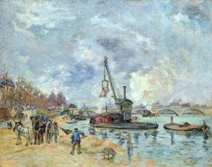 Au Quai de Bercy à Paris, 1874 - Jean Baptiste Armand Guillaumin