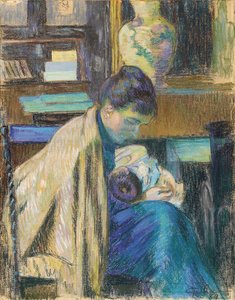 Madame Guillaumin avec Madeleine, 1889