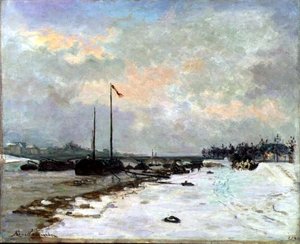 Le Quai de la Seine - Jean Baptiste Armand Guillaumin