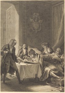 Le glouton - Jean Baptiste Blaise Simonet after Jacques Louis François Touzé