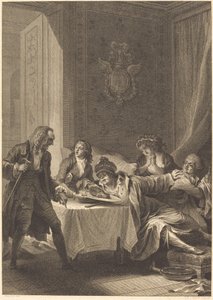 Le glouton - Jean Baptiste Blaise Simonet after Jacques Louis François Touzé
