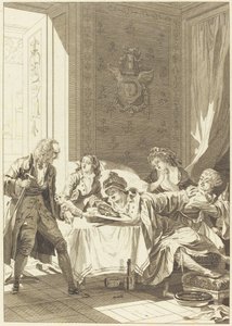 Le glouton - Jean Baptiste Blaise Simonet after Jacques Louis François Touzé