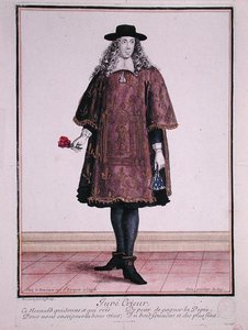 Le Crieur public de Beaune, fin XVIIe siècle - Jean Baptiste Bonnart