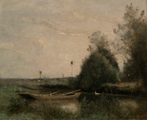 Un étang à Mortain - Jean Baptiste Camille Corot