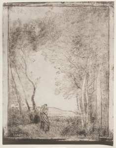 Une jeune mère à l