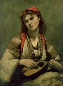 Christine Nilson (1843-1921) ou La Bohémienne avec une mandoline