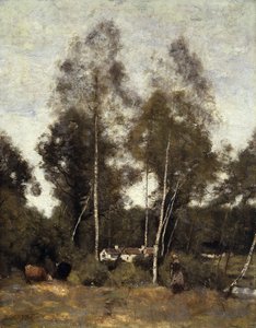 Clairière Pierre du Bois, les Evaux, près de Château-Thierry - Jean Baptiste Camille Corot