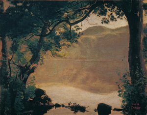 Le lac de Nemi - Jean Baptiste Camille Corot
