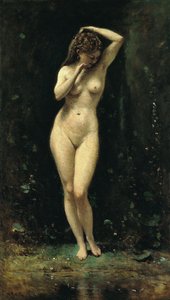 Diane se baignant à la fontaine - Jean Baptiste Camille Corot
