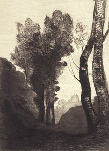 Environs de Rome, 1866 - Jean Baptiste Camille Corot