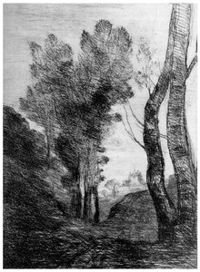 Environs de Rome, vers 1815-1865 - Jean Baptiste Camille Corot